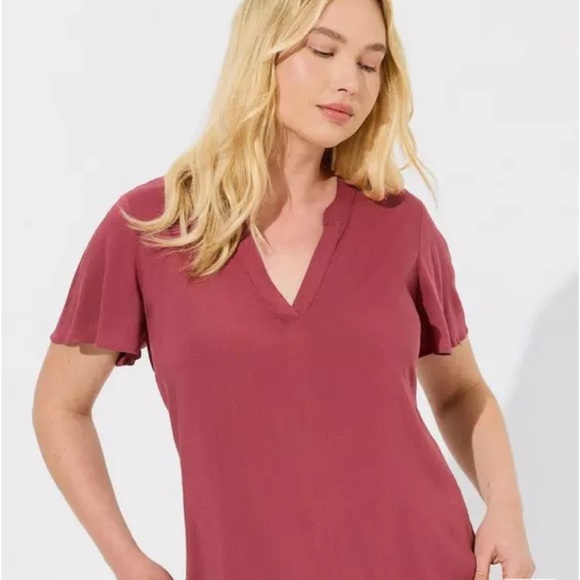 torrid Tops - Torrid Flutter Sleeve Top – Size 0